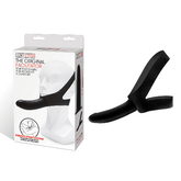 Lux Fetish The Original Facilitator Black 5.5 Inch Realistic Dildo with Adjustable Straps Default Title DONGS